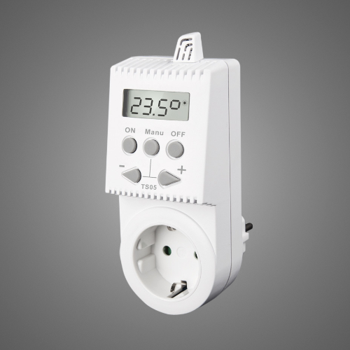 Steckdosen-Thermostat klein Elektrobock TS05